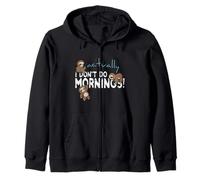 en Fait, Je ne Fais Pas Les Matins drôle de Paresseux Mignon Sweat à Capuche