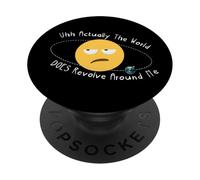 En fait, le monde tourne autour de moi PopSockets PopGrip Adhésif