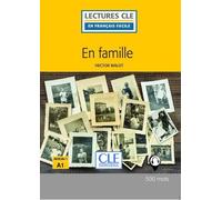 En famille - Niveau 1 - Lecture FLE 2ed 2ème édition - Hector Malot - Cle International - Poche - Méthode de langue