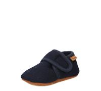 EN FANT Pantoufle bleu marine / cognac, Taille 25,5
