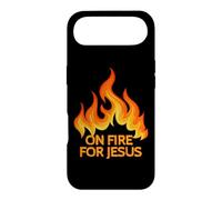 en feu pour l'inspiration de Jésus-Christ, Foi et Espoir chrétiens Coque pour iPhone Air