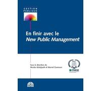 En finir avec le New Public Management 2019 - Marcel Guenoun - Igpde Cheff - broché - Etude