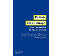 En finir avec l'Europe - Collectif - La Fabrique Eds - broché - Essai