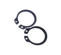 En forme de C, la boucle externe en acier au carbo Circlips for arbres, anneaux de serrage 65Mn noirs M3-M80(M21(40Pcs))
