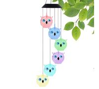 En Forme De Hibou Solaire | Décoration Éclairante Imperméable À L'énergie Solaire | Coloré Multiusage, Créer Un Abri De Fête Élégant Avec Un