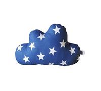 en forme de nuage étoiles Coussin mignon Taie d'oreiller Bordeaux Décoration de chambre à coucher pour enfants Parure de lit 100% coton