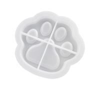 En forme de patte de chat - moule en silicone pour conteneur de patte de chat, moulage en résine DIY de 5 pouces | Çats aws Forme Cendrier Moule et bibelots pour bijoux B´oxs Portavel