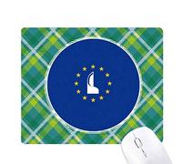 en france, l'architecture unique réseaux verte grille pixel tapis de souris