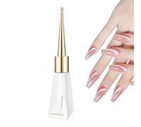 en gel, collet blanc - Gel de manucure de vernis à ongles chatoyant durable - Accessoires de manucure de top coat créative pour femmes, filles, dame, femme