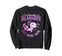 en Gros, Une Salamandre, Axolotl, Anime Japonais, Kawaii Otaku Sweatshirt