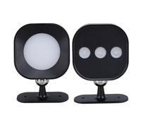 En Haut En Bas Mur LED Grappe à 360 ° Rotation Rotation Rotation Rotation Rotation Rotation Remote Tactile Tactile Remote A Réglable Mur de Balle Mur Mourisé pour Lire le Mur LED LED LED LED Mur LED