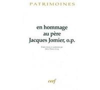En hommage au père jomier, o.p. URVOY MARIE-THERESE (Auteur)
