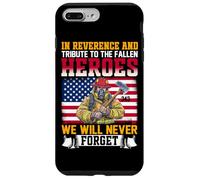 en Hommage et révérence aux héros tombés au Combat, Nous ne Le ferons jamais Coque pour iPhone 7 Plus/8 Plus