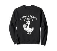 en infériorité numérique, Boys Funny Saying Boy Mom Goose Sweatshirt