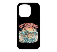 en infériorité numérique par Boys Beach Funny Boy Mom Coque pour iPhone 15 Pro