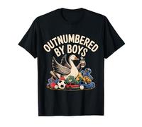 en infériorité numérique par Boys Funny Boy Mom Chaos Life T-Shirt