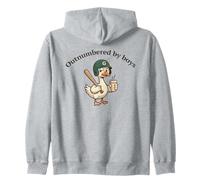 en infériorité numérique par Boys Funny Mom Goose Family Baseball Sweat à Capuche