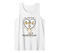 en infériorité numérique par Boys Proud Mom My Whole Heart Goose Mama Love Débardeur