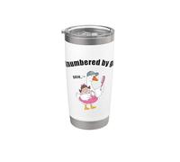 En infériorité numérique par Girls Funny Dad Goose Gobelet isotherme en acier inoxydable double paroi