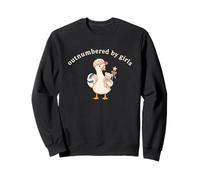 en infériorité numérique par Les Filles Funny Mom Goose Sweatshirt