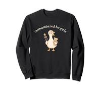 en infériorité numérique par Les Filles Funny Mom Goose Sweatshirt