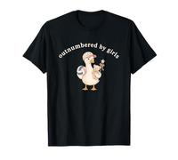 en infériorité numérique par Les Filles Funny Mom Goose T-Shirt