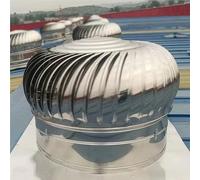 en INOX 201 Base Ronde Chapeau De Cheminée Anti-Courant d'air,éolienne Rotative sur Le Toit Rotatif,Toit Extracteur De Fumée pour Fermes Toits Usines,500
