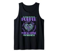 en Juin, Nous portons Une Sensibilisation à la migraine Violette Débardeur