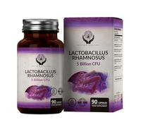 EN Lactobacillus Rhamnosus | 90 Capsules Probiotique Haute Concentration - 5 milliards CFU de Probiotiques L-Rhamnosus par portion | Ni OGM Ni Gluten Ni Produit Laitier Ni Allergène