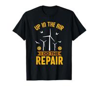 En L'air Je Répare Technicien De Turbines Éoliennes T-Shirt