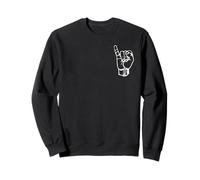 en langage des Signes Pinkie Up Sweatshirt