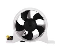 En ligne soufflant 235cfm à haute efficacité 5 ventilateur de cale de bateau marin Ultra silencieux Moteur 12V avec surcharge thermique Construction ABS pour yacht RV 4 pouces