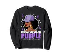 en mai, Nous portons Une Sensibilisation à la fibromyalgie Violette Sweatshirt