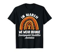 en Mars, Nous portons des Troubles du développement Orange T-Shirt