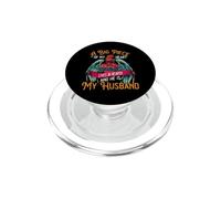 en mémoire Amoureuse Mari Aile d'ange dans Mon cœur PopSockets PopGrip pour MagSafe