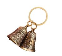 En Métal Traditionnel Avec Cloches De Symbole Richesse Cinq Empereurs Charme Pièce Monnaie Ornement Culturel Et Porte-clés En Métal Pratique Fait À La Main