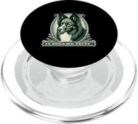 En miniature American Shepherd We Trust Funny Vintage Dog PopSockets PopGrip pour MagSafe