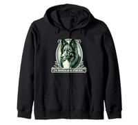 En miniature American Shepherd We Trust Funny Vintage Dog Sweat à Capuche