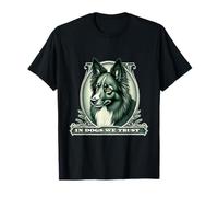 En miniature American Shepherd We Trust Funny Vintage Dog T-Shirt