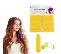 en mousse - Bigoudis sans chaleur - En mousse naturelle - Avec clip - Flexibles - Pour boucler les cheveux - 1,5/2 cm