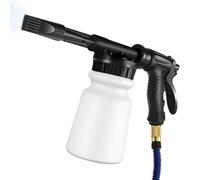 en Mousse pour Tuyau, en Mousse de Voiture,Pulvérisateur de Nettoyage de Pression - 1L Lave-Auto Lavage à Main Le en de Savon pressurisé se Fixe à n'importe Quel Tuyau pour Le Jardin à la maiso