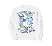 en Novembre, Nous portons Blue Diabetes Awareness Silly Goose Sweatshirt
