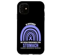 en Novembre, Nous portons du pervenche pour la Sensibilisation au Cancer du Ventre Coque pour iPhone 11