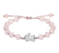 en Obsidienne Noire, en Pierre Talisman Naturelle de 8 mm, amulette d'amour de Richesse, en Cristal Reiki, délicat pour Femme Homme, Porte-Bonheur, Quartz Rose