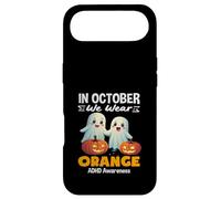 en Octobre, Nous portons des fantômes Mignons Oranges pour Halloween TDAH Coque pour iPhone Air