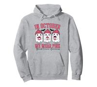 en Octobre, Nous portons des fantômes Roses de Sensibilisation au Cancer du Sein Sweat à Capuche