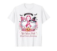 en Octobre, Nous portons des fantômes Roses de Sensibilisation au Cancer du Sein T-Shirt
