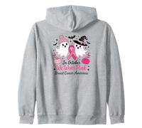 en Octobre, Nous portons des fantômes Roses pour la Sensibilisation au Cancer du Sein Sweat à Capuche