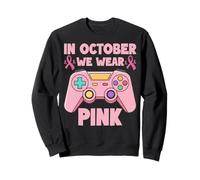 en Octobre, Nous portons des Jeux sur Le Cancer du Sein en Rose pour Enfants, garçons et Jeunes Sweatshirt