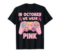 en Octobre, Nous portons des Jeux sur Le Cancer du Sein en Rose pour Enfants, garçons et Jeunes T-Shirt